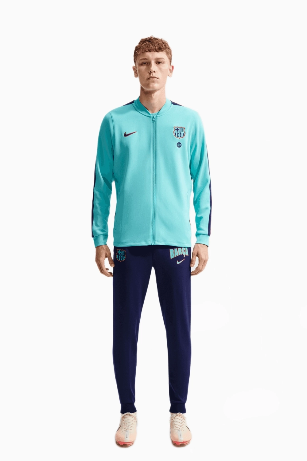 Кофта Nike FC Barcelona 26/27 Strike - бирюзовый