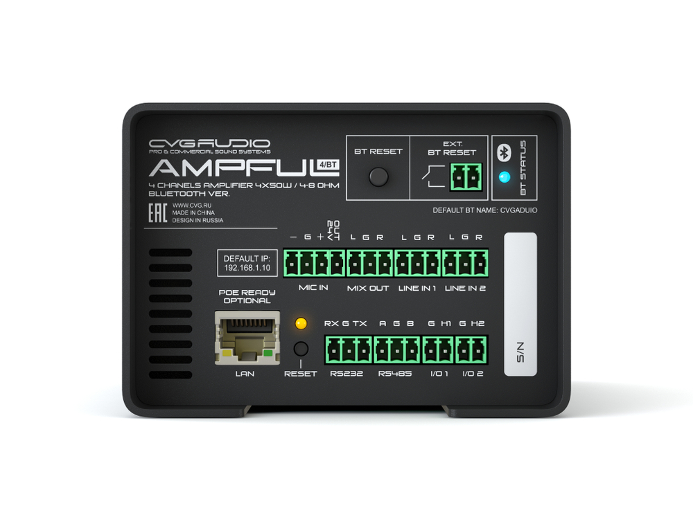CVGAUDIO AMPFUL-4/BT Усилитель 4-8ohm