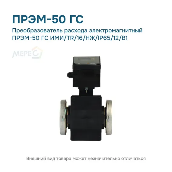 Преобразователь расхода электромагнитный ПРЭМ-50 ГС ИМИ/TR/16/НЖ/IP65/12/B1