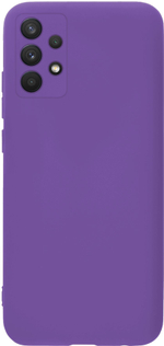 Мягкий Soft Touch чехол из силикона для SAMSUNG GALAXY A32 4G (не 5G!) с бархатной подкладкой