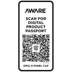 Opal с 6 панелями Aware™ кепка из переработанных материалов