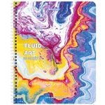 Тетрадь А5 80 л. BRAUBERG гребень, клетка, обложка картон, "Colorful Art", 404414, 4шт