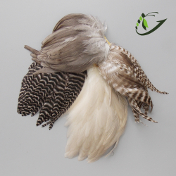 Набор перьев Whiting Natural Mayfly Winger Patch (4 кусочка)