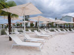 Зонт профессиональный 3х3 м Scolaro Rimini Standard, белый, слоновая кость