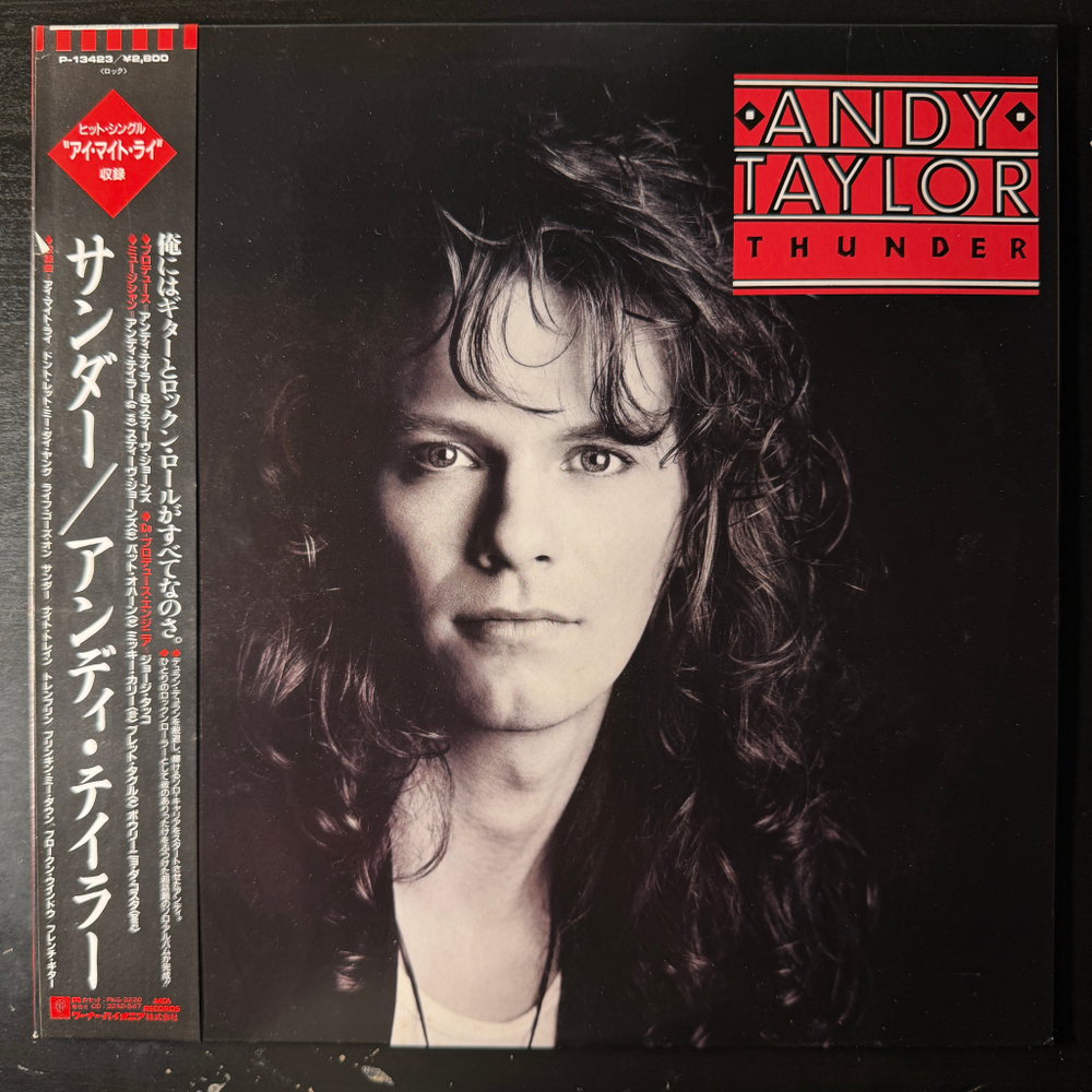 Andy Taylor ‎– Thunder (Япония 1987г.)