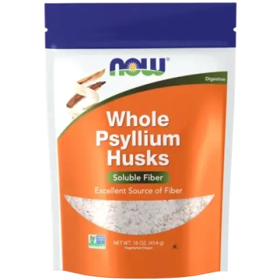 NOW Foods, Psyllium Husk Powder 454 g | Psillium kukuni, 454 g