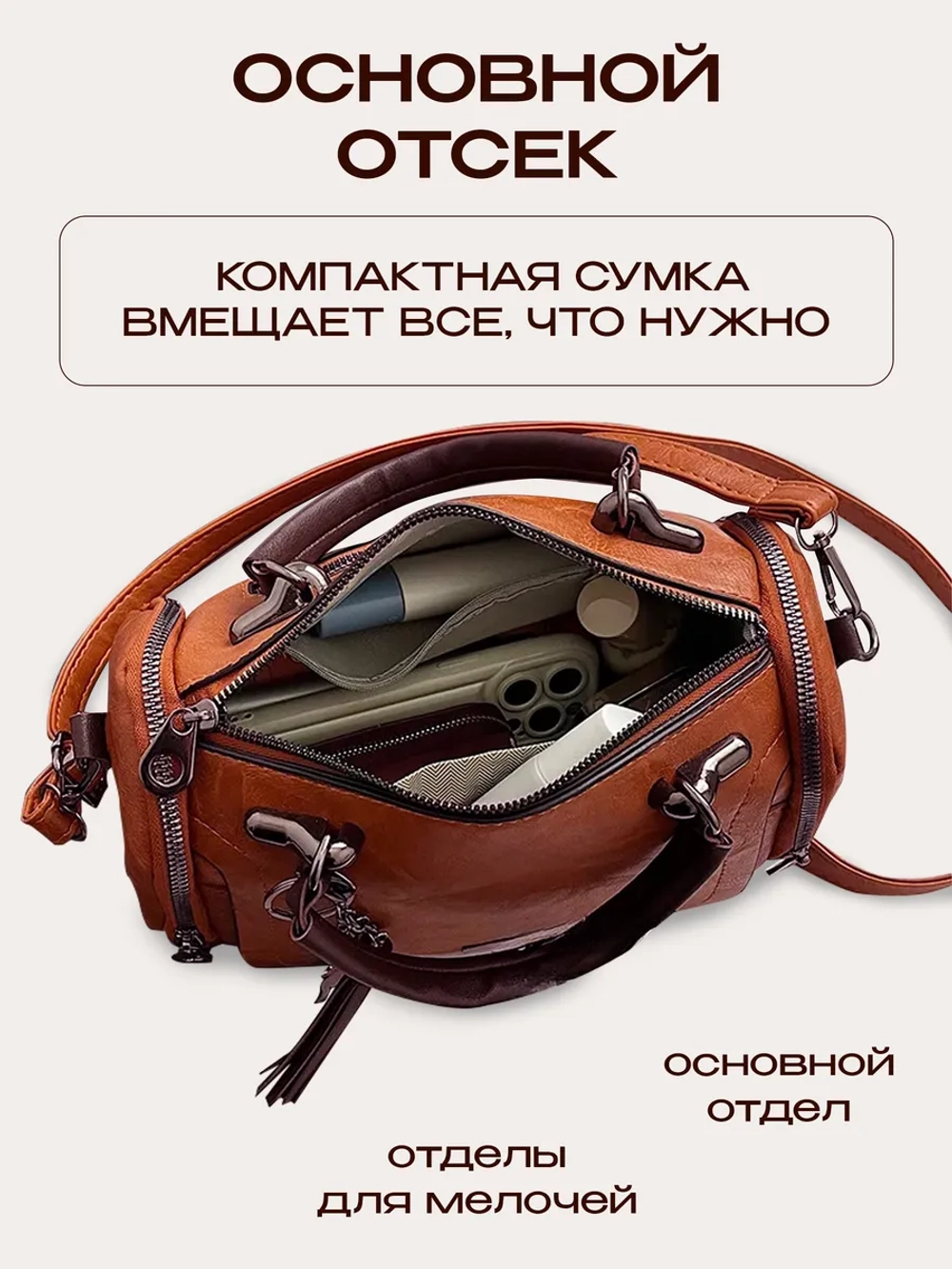 Сумка женская кросс-боди через плече необычная