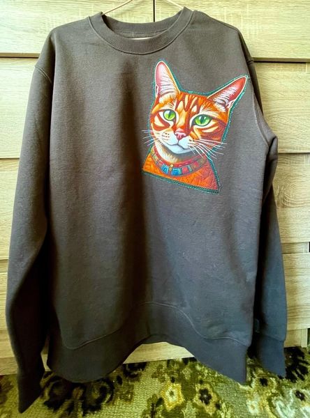 КОТЫ И КОШКИ, купон из 8 картинок, 100% хлопок 9