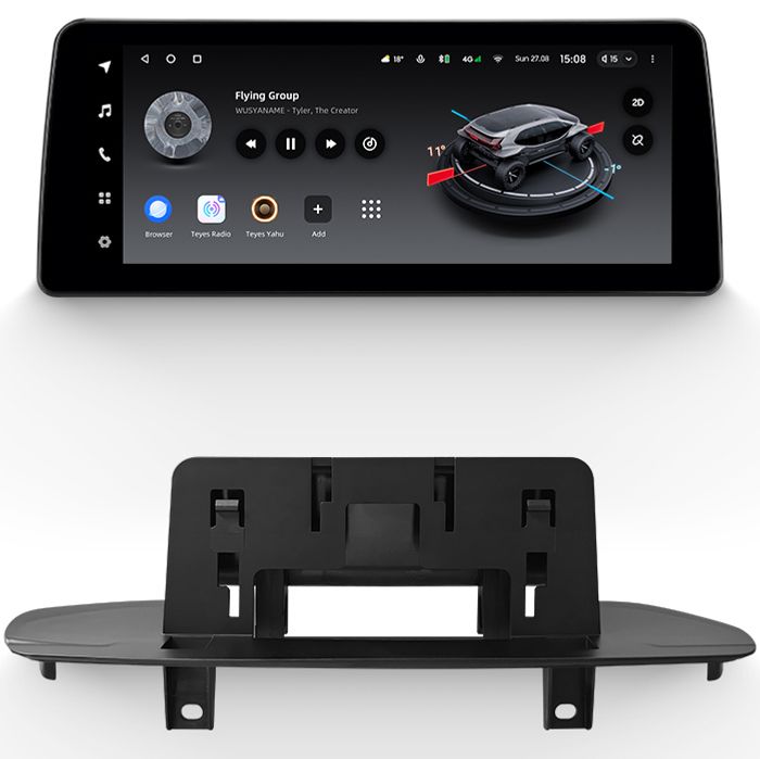 Магнитола для BMW X5 (F15) и BMW X6 (F16) NBT 2013-2017 - Teyes LUX ONE монитор 12.3" на Android 10, Быстрая, CarPlay, 4G SIM-слот