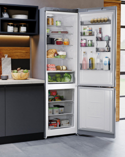 Двухкамерный холодильник Hotpoint HT 6200 S серебристый