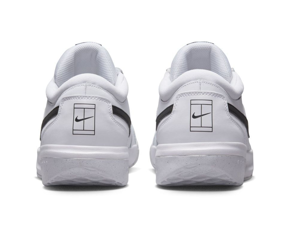 Мужские кроссовки теннисные Nike Zoom Court Lite 3 HC - white/black