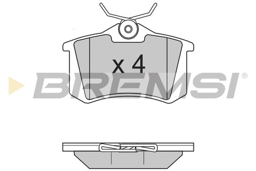 BREMSI - BP2806-BMS - Brake Pad Set, disc brake