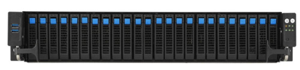 Серверная платформа 2U ASUS RS521A-E12-RS24U/1G/2kW/24NVMe/FAN/RH/OCP