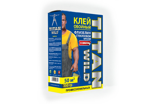 ТИТАН WILD ФЛИЗ и СТЕКЛООБОИ проф. 350 гр.(Фасовка 36 пачек) мягкая упаковка