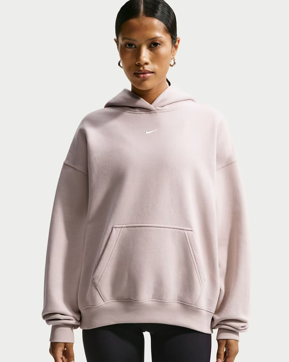 Nike Studio Fleece средней плотности Женская толстовка с капюшоном оверсайз - NIKE