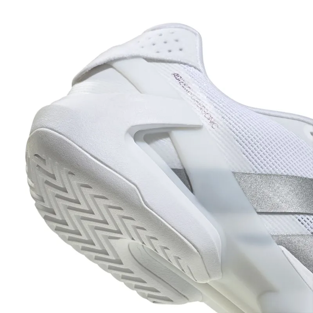 Теннисные кроссовки Adidas Adizero Ubersonic 5 M - footwear white/team green/maroon