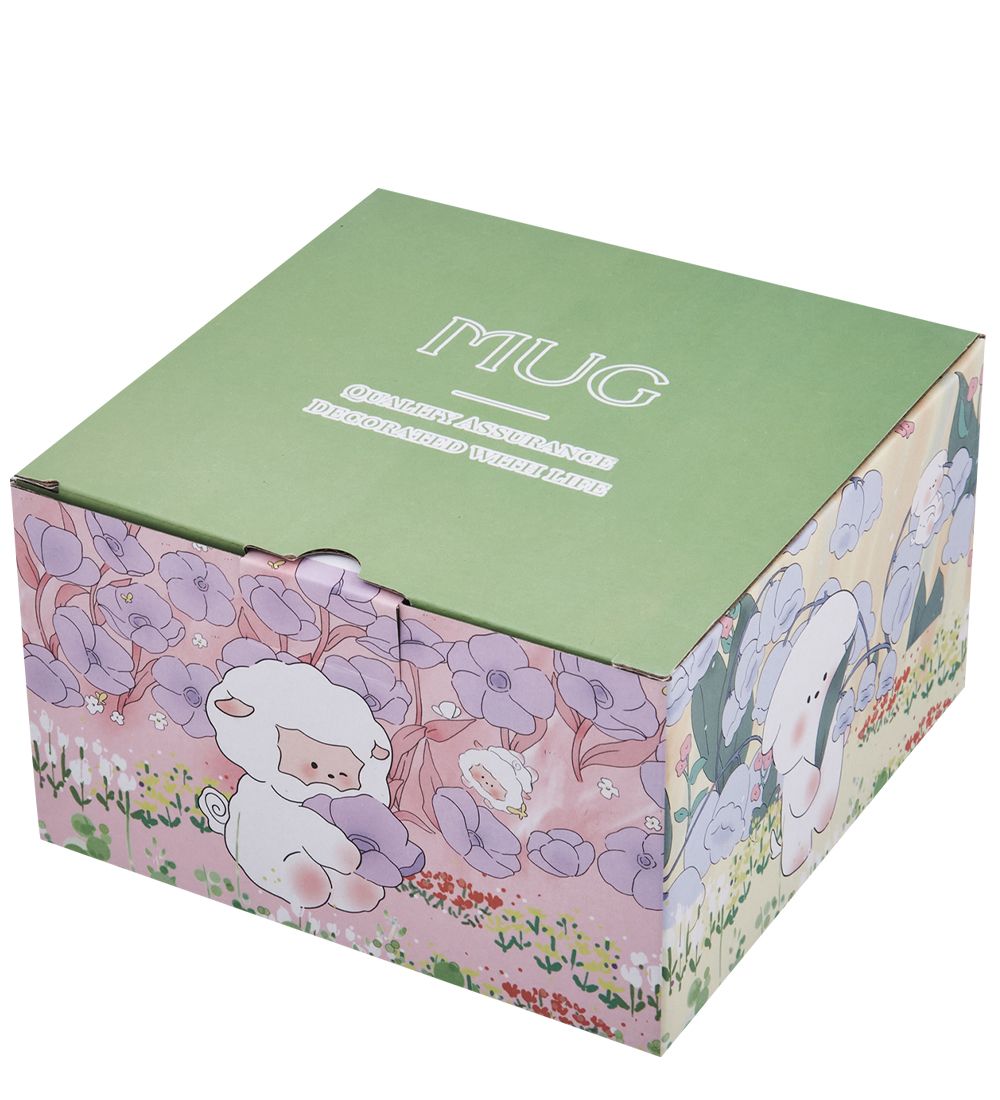 GAEM Art MUG-422/2 Чайная пара «Зайчонок в тюльпанах»