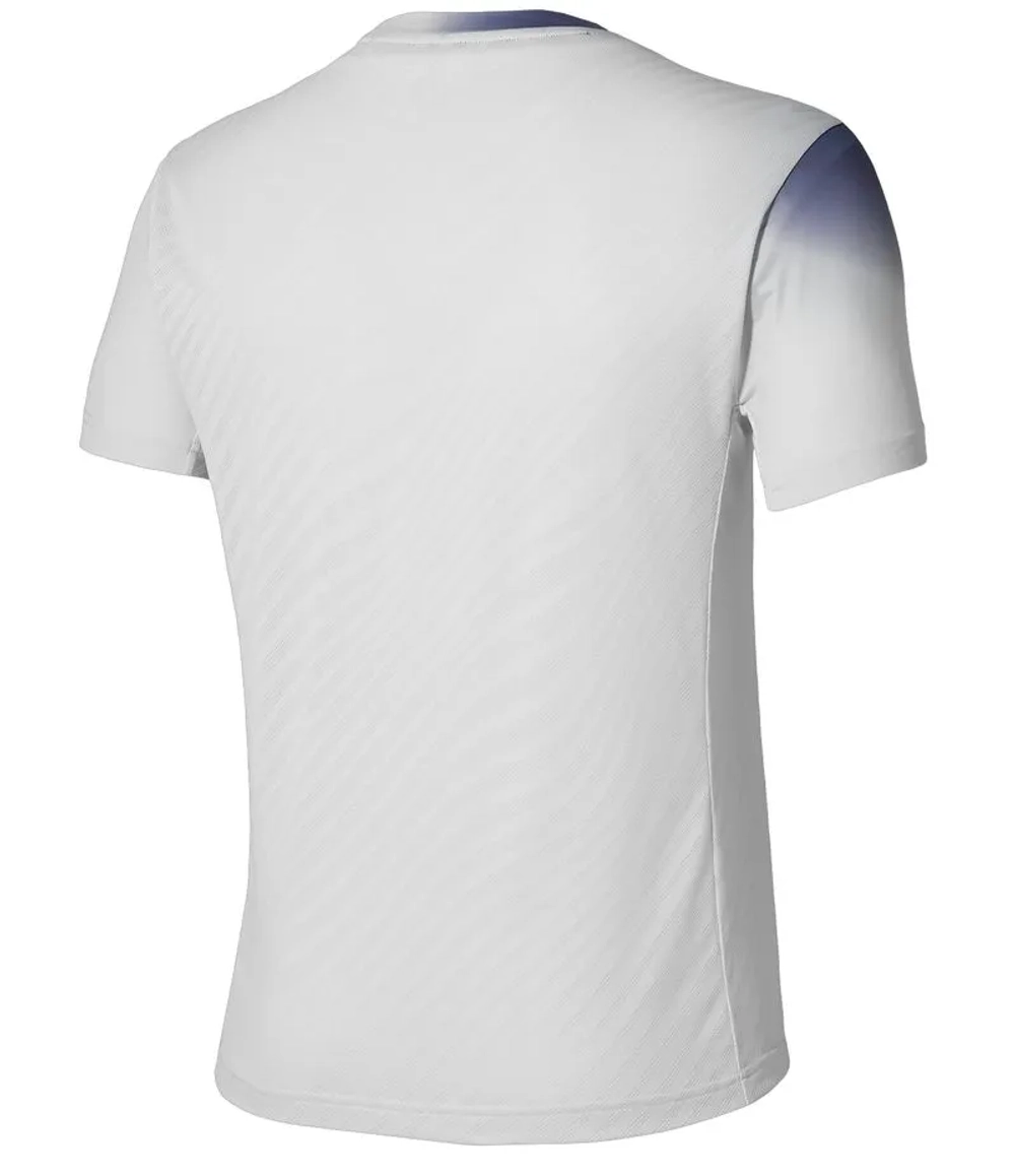 Теннисная футболка Mizuno Graphic Short-Sleeve - cloudscape