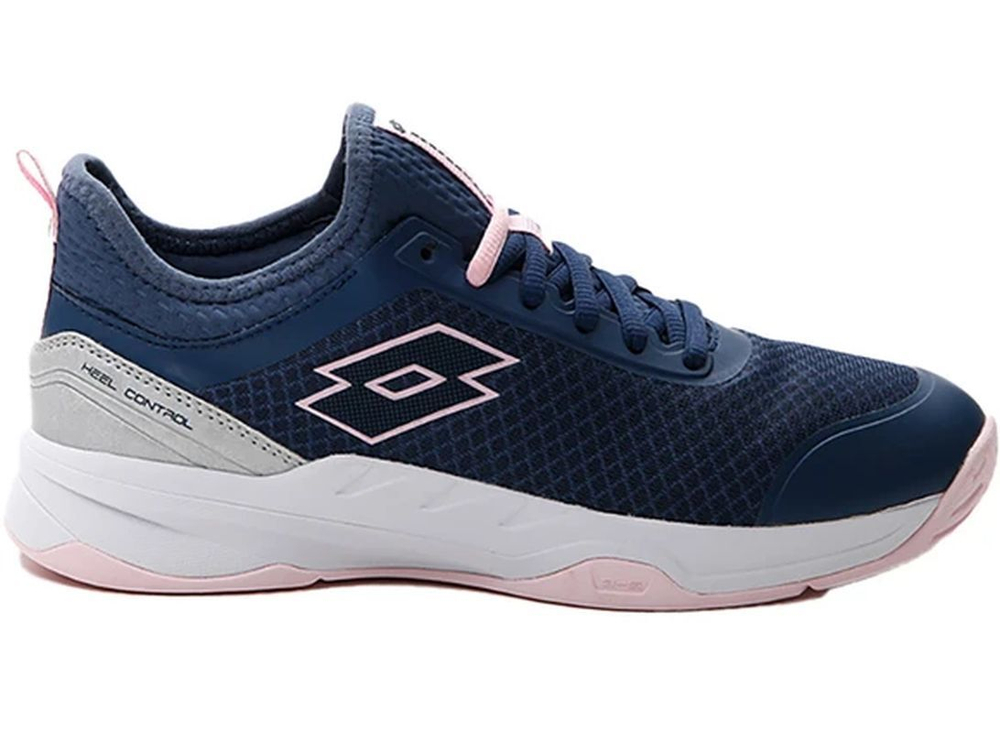 Женские Кроссовки теннисные Lotto Mirage 500 II ALR - dark denim/pink cherry/silver metal 2