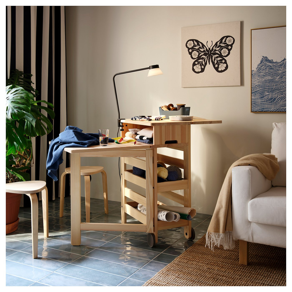 IKEA GRÖNMES  (ИКЕА ГРЁНМЕС)  -  Картина - бабочка 56x56 см