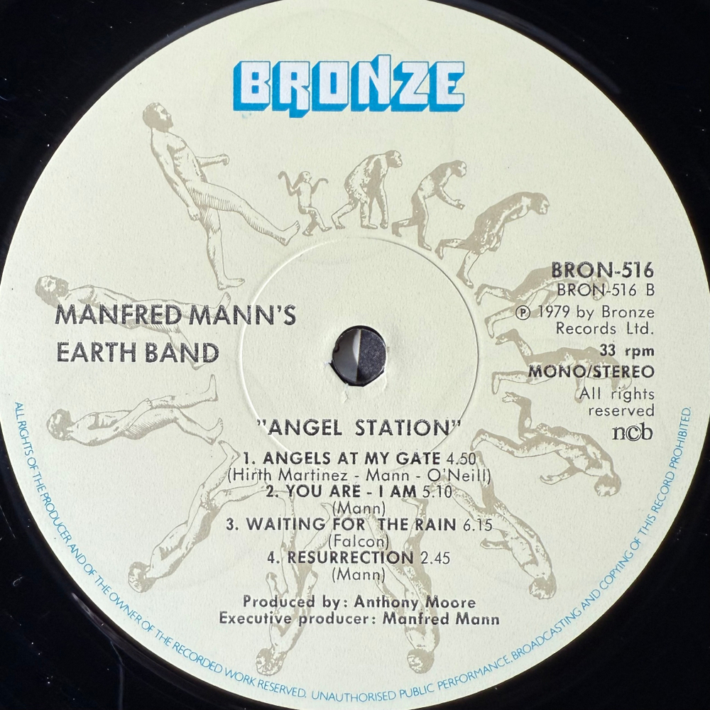 Manfred Mann's Earth Band ‎– Angel Station (Скандинавия 1979г.)