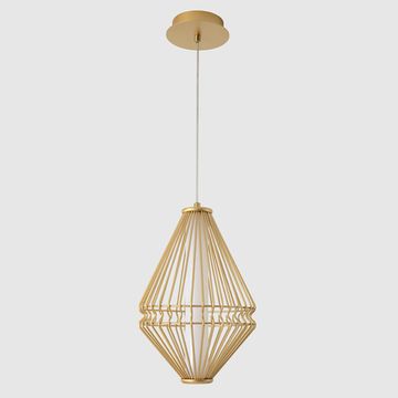 Светильник подвесной LED 18W 4000К CUADRA SP18W LED GOLD золото Crystal Lux