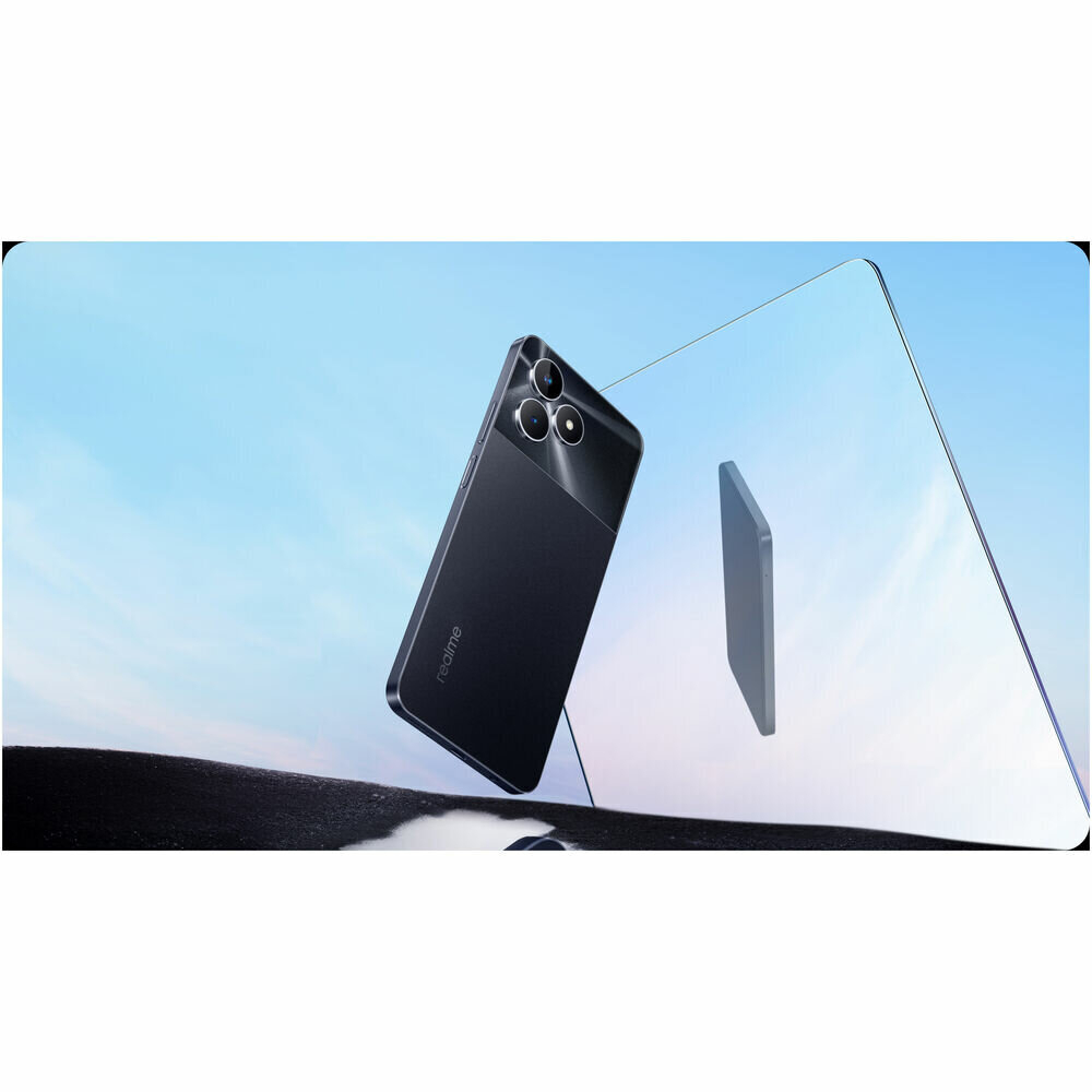 Смартфон realme Note 50 4/128 ГБ RU, Dual nano SIM, полуночно-черный