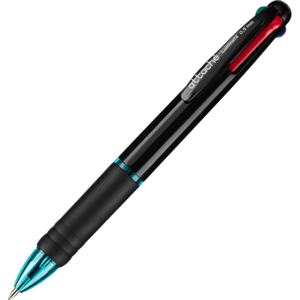 Ручка шариковая автоматическая Attache Luminate 4 цвета (толщина линии 0.5 мм)