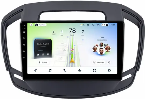 Магнитола для Opel Insignia 2013-2015 - Teyes CC4L-DTS монитор 9" IPS, Android 14, Быстрая, Snapdragon 662, CarPlay, 4G SIM-слот
