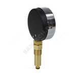Термоманометр МД04 радиальный Дк80 0-1,6 МПа L=40мм G1/4" 120С с переходником на G1/2" ЭКОМЕРА МД04-80-G-1,6МПа-120-L-40-РИ