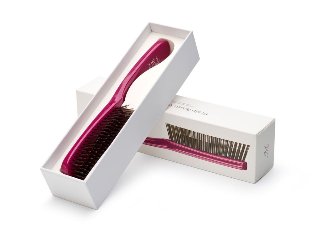 Расческа Majestic Scalp Brush спелая вишня