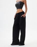 BLACK LOUNGE PANTS