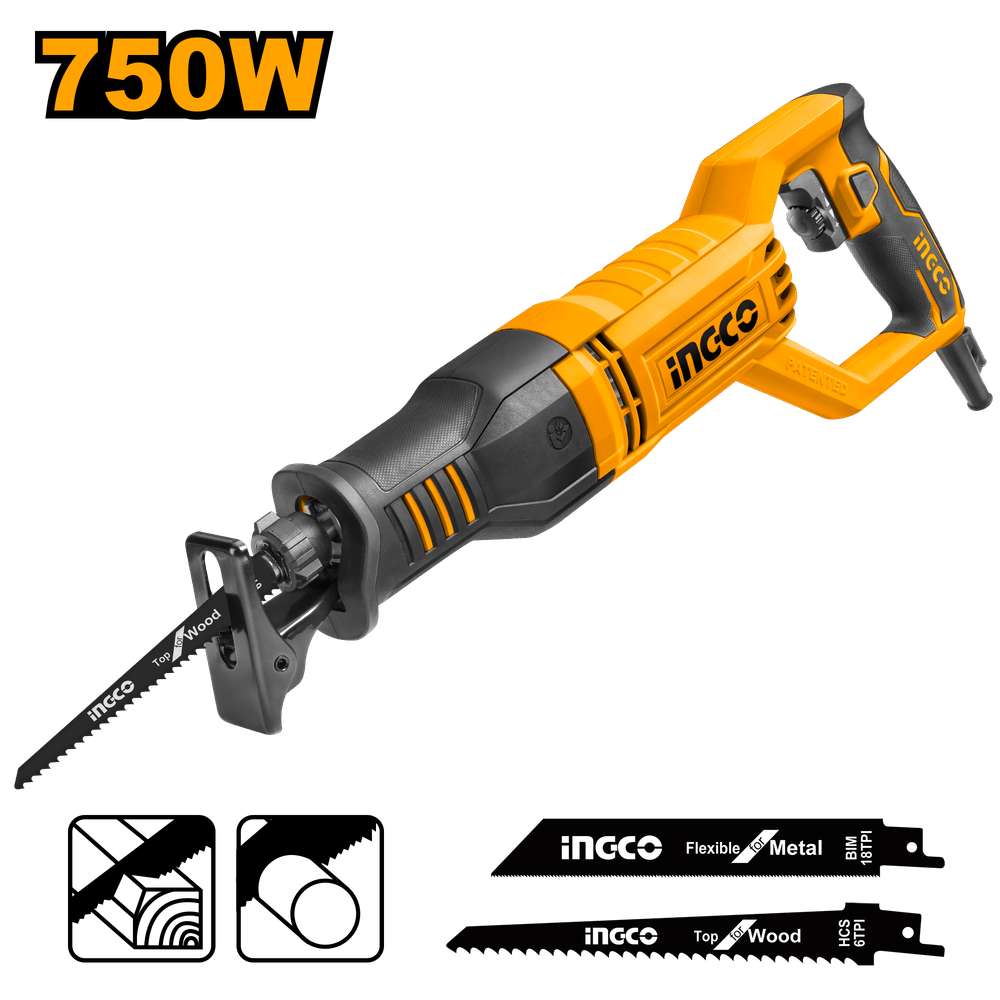 Пила сабельная INGCO RS8008 750 Вт Пила сабельная INGCO RS8008 750 Вт