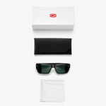 Спортивные очки 100% Bowen / Polished Black / Grey Lens / на узкое лицо