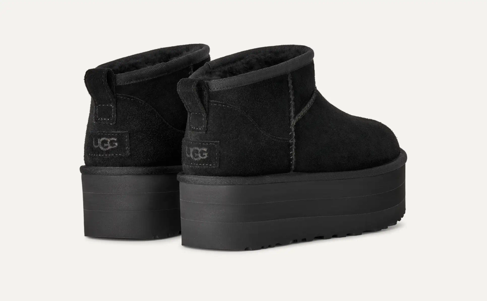 UGG Угги на платформе Classic Ultra Mini, черный