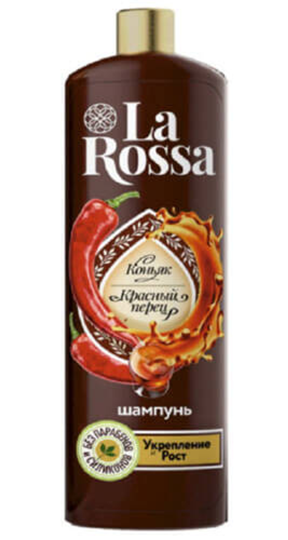 Шампунь для волос La Rossa Коньяк и Красный перец 0,5 л