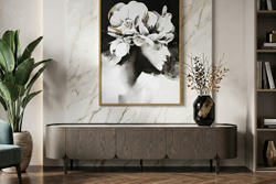 Тумба под телевизор Травертин (Travertine) 220x42x52,5см Garda Decor