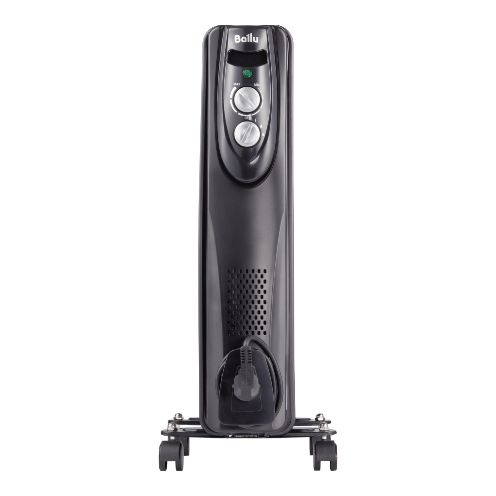 Масляный радиатор Ballu Classic black BOH/CL-05BRN 1000 (5 секций)