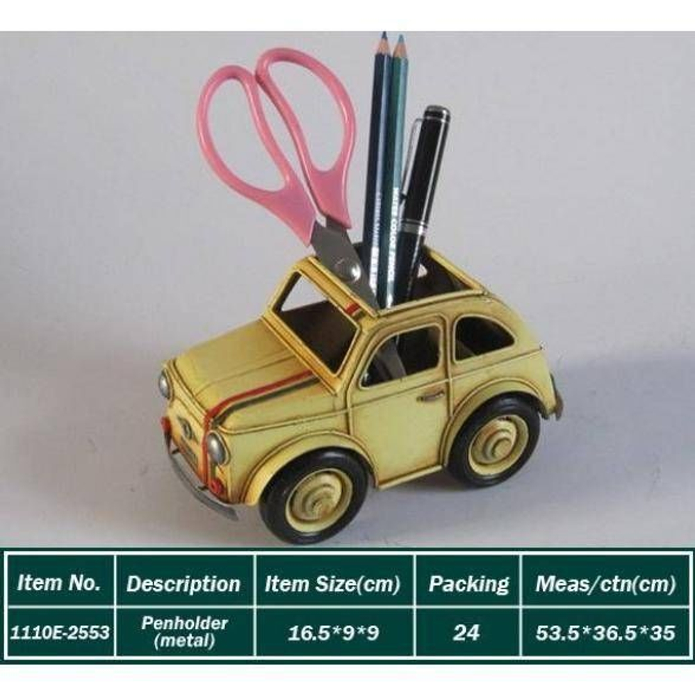 Стакан для карандашей "Авто Cooper" белый
