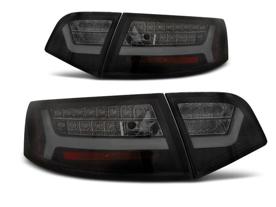 Задние фонари black smoke led bar seg для Audi A6 C6 sedan