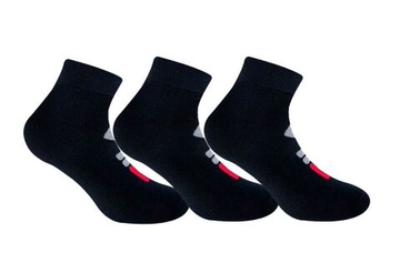 Теннисные носки Fila фитнес Quarter Socks 3P - черный