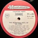 B.B. King - The Incredible Soul Of B. B. King (Франция)