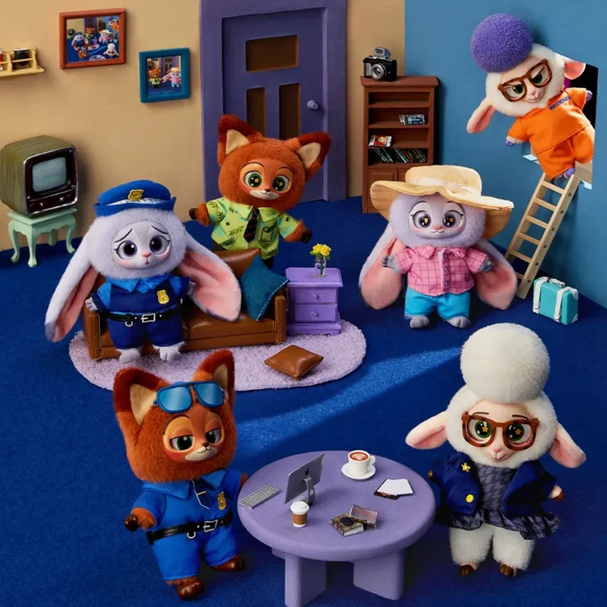 MINISO Disney Zootopia Vinyl Plush Pendant