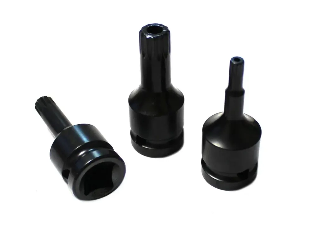 Головка-бита SPLINE ударная M12 с отверстием, 1/2'' RockForce##Rock FORCE RF-24806012T