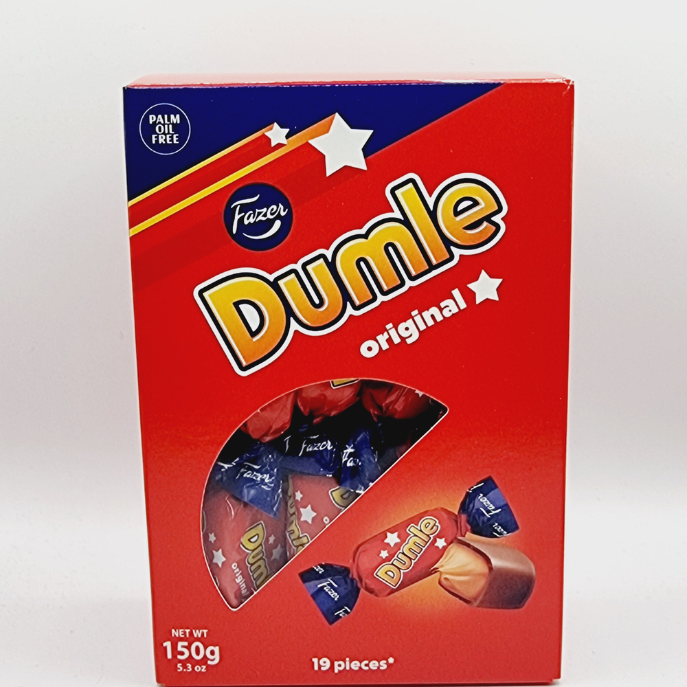 Karl Fazer Сливочный ирис в шоколаде Dumle, 150 г (Из Финляндии)
