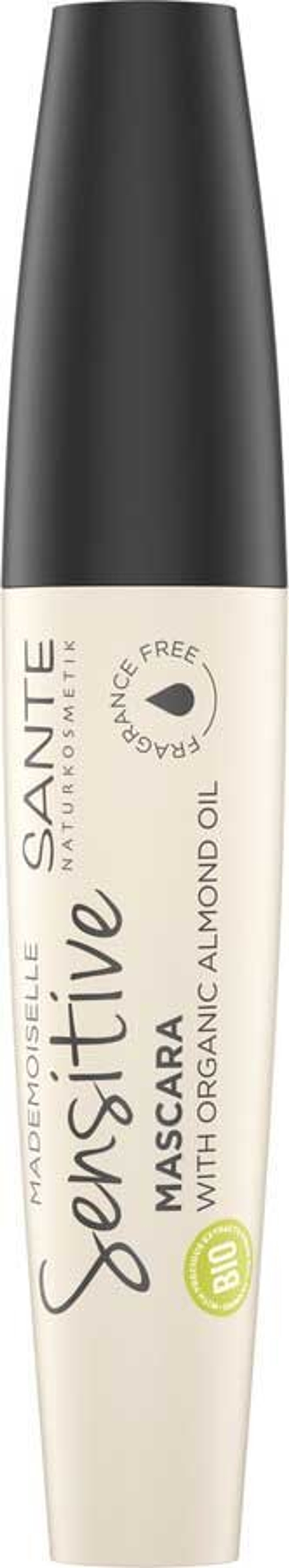 Тушь для ресниц Mademoiselle Sensitive Mascara 01 Black Sante, 12 мл