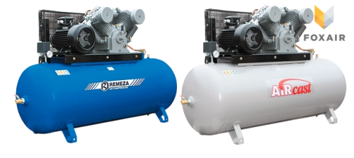 Поршневой компрессор Remeza СБ4/Ф-500.LT100-11.0 с ременным приводом, 380В, 11 кВт