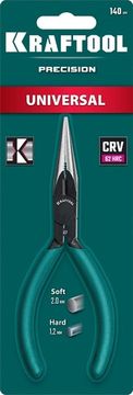 KRAFTOOL Kraft Mini, 140 мм, прецизионные тонкогубцы (220017-3-14)