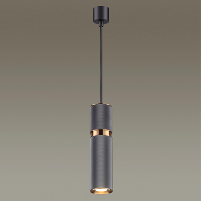 4743/5L L-VISION ODL20 395 серый/золотой Подвес GU10 5W 220V AFRA