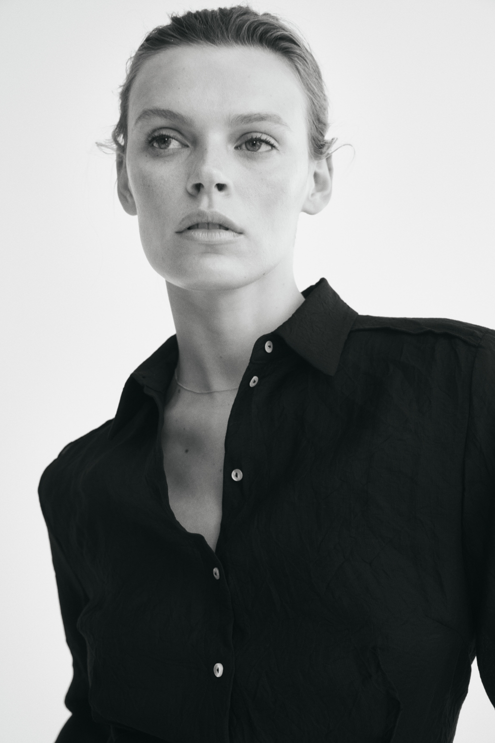 Рубашка из лиоцелла жатая - H&M